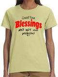 Count Your Blessings Ladies Short Sleeve Tee